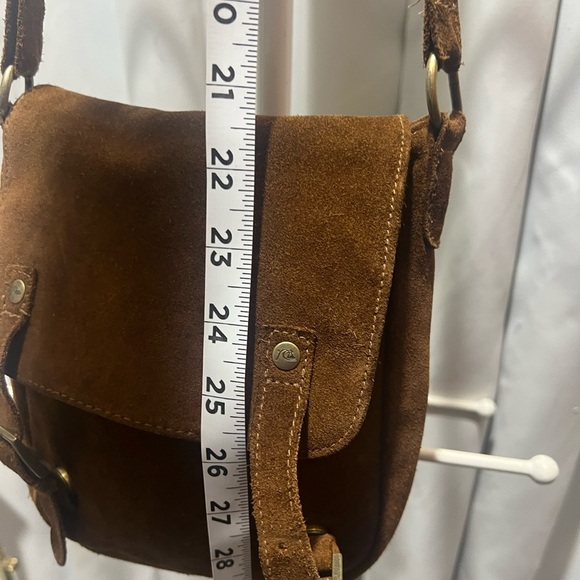 Quiksilver Suede Brown Crossbody Bag - Picture 7 of 10